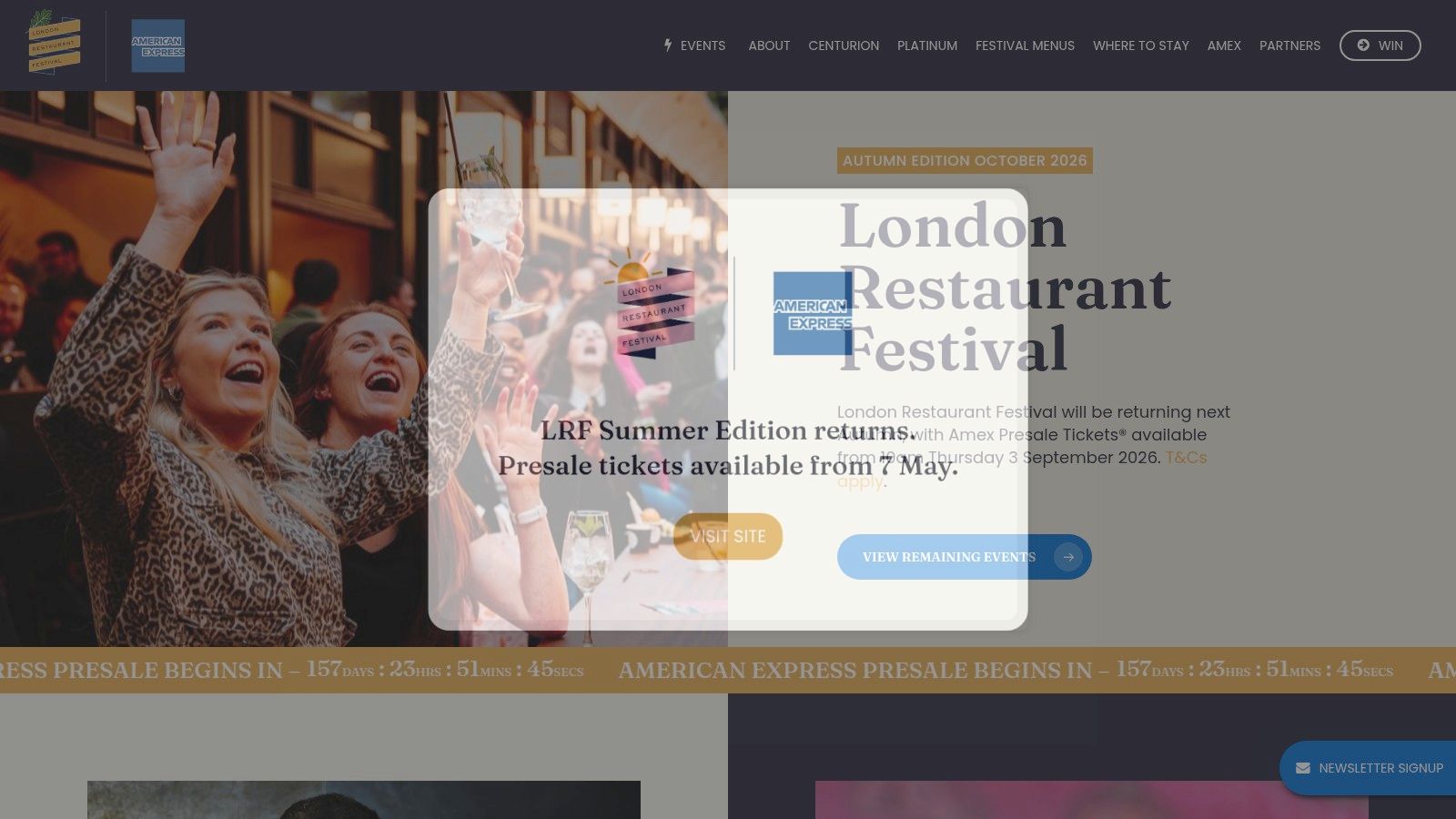 London Restaurant Festival