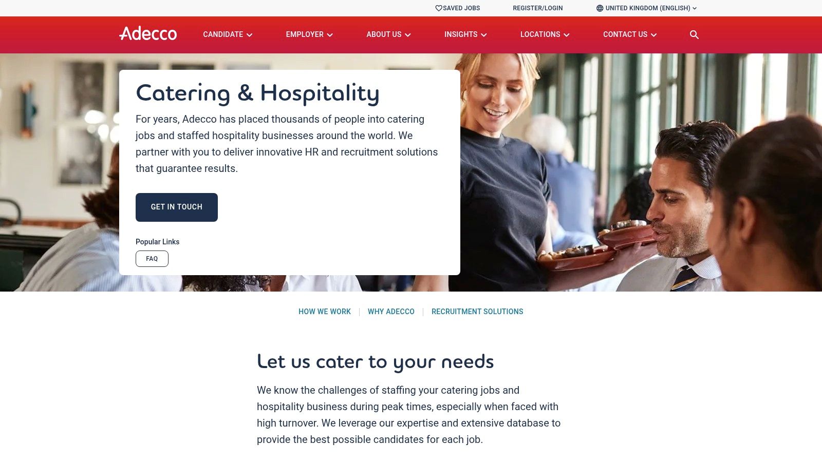 Adecco UK (Catering & Hospitality)