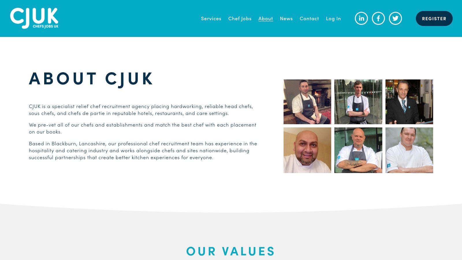 CJUK, Chefs Jobs UK
