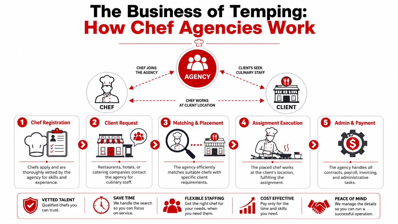 The Business of Temping How Chef Agencies Work