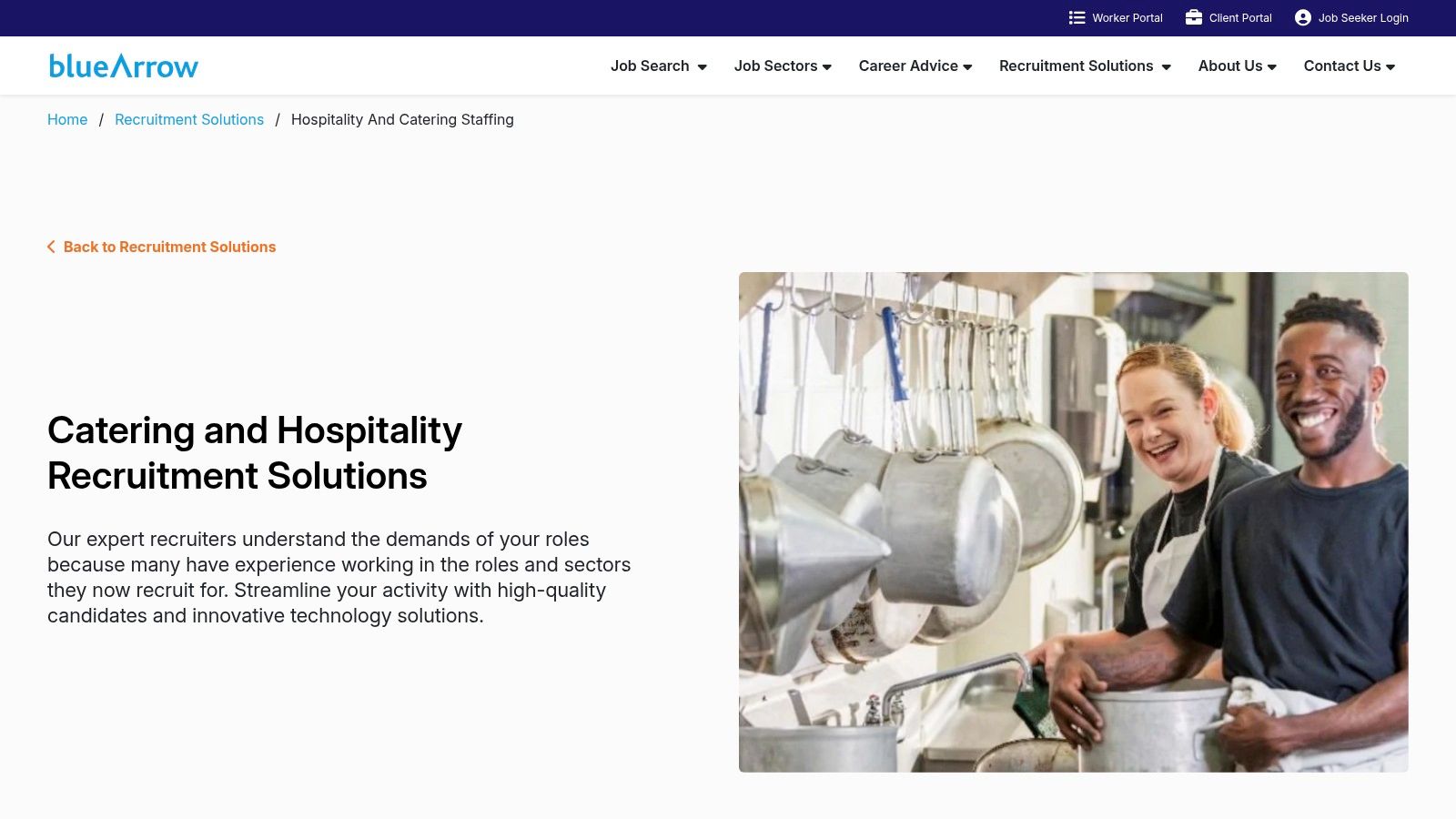 Blue Arrow (Hospitality & Catering)