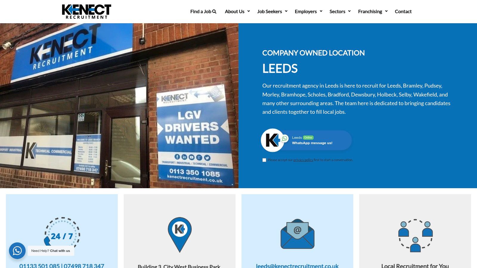 Kenect Recruitment – Leeds