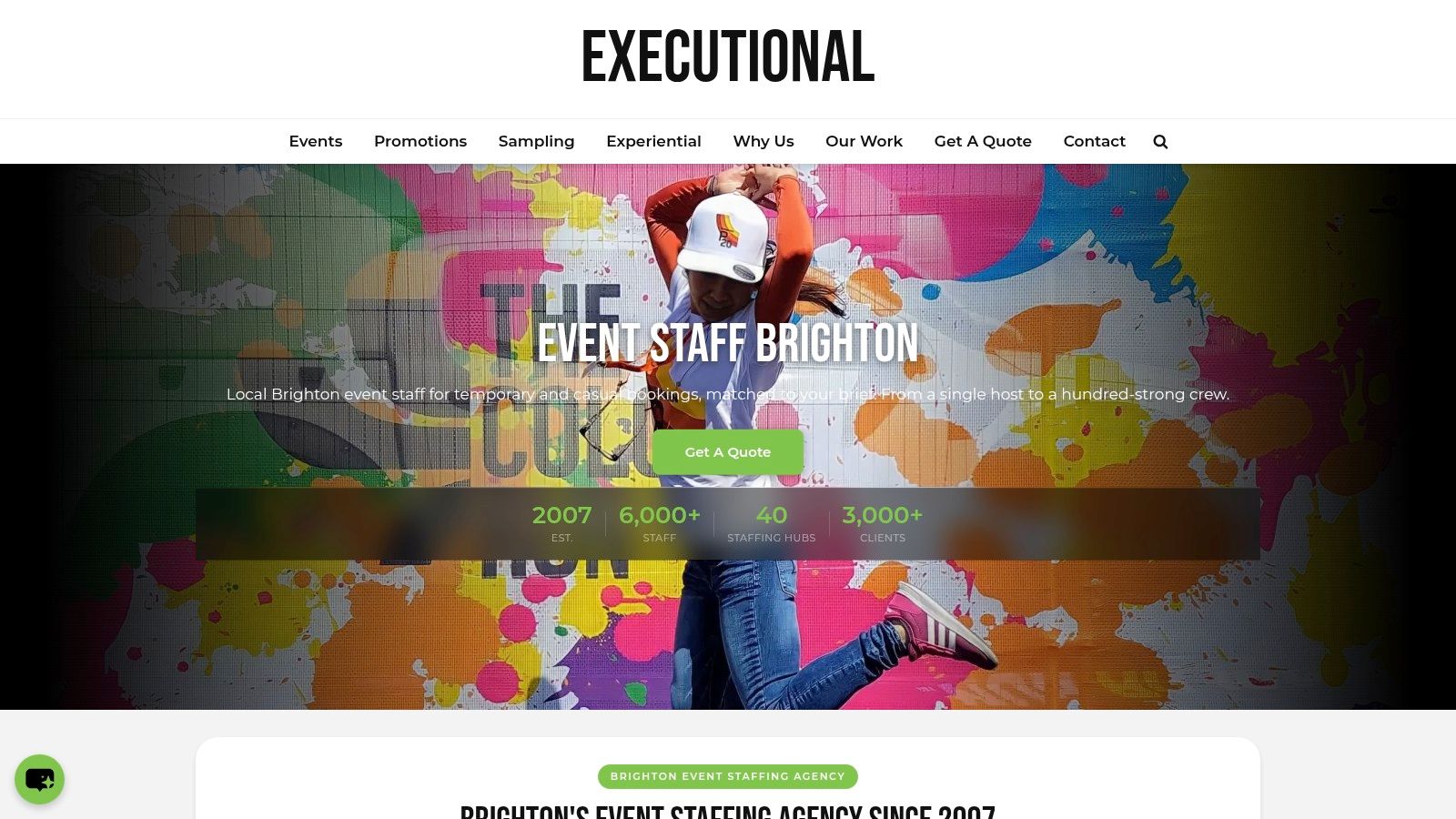 EXECUTIONAL (event & promotional staffing) - Brighton hub